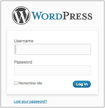 wordpress-login-page